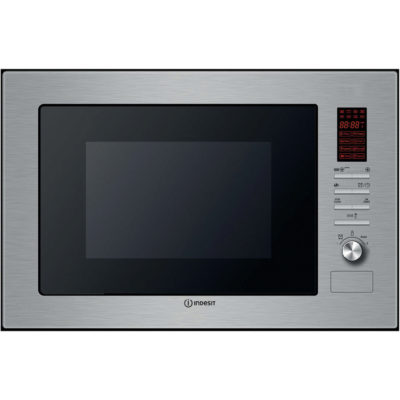 Indesit MWI2221X Built-In 24L Stainless Steel Combination Microwave &ndash; Silver